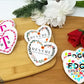Valentine's Day Heart Logo Sugar Cookie